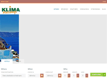 Tablet Screenshot of klimaholidays.gr